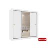 Guarda-Roupa Casal com Espelho 3 Portas de Correr Campos Madesa - 4