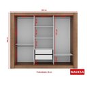 Ver imagem 5 de Guarda-Roupa Casal com Espelho 3 Portas de Correr Campos Madesa