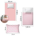 Ver imagem 4 de Jogo de Cama Infantil 150 Fios Fiori Solteiro - Poliana (7766)
