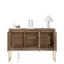 Ver imagem 3 de Buffet Aparador de Sala Jantar com Pés Dourado