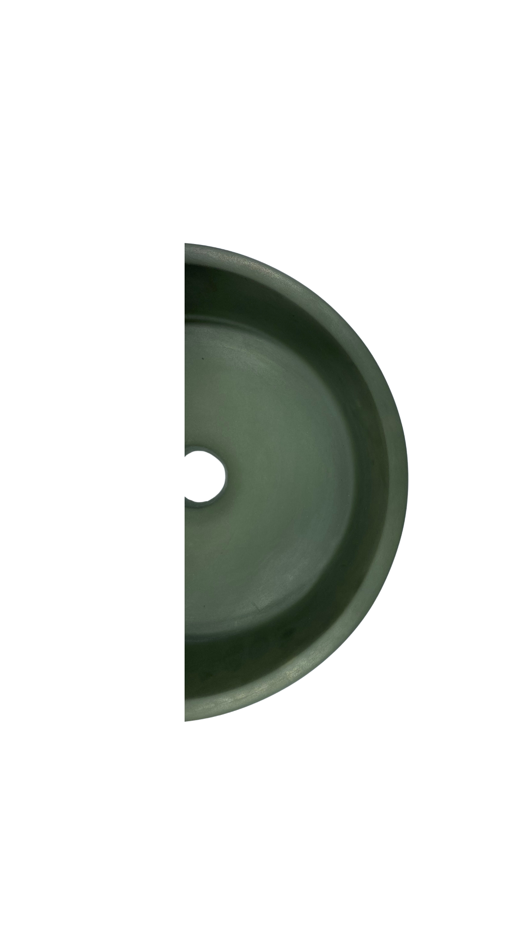 Cuba de Banheiro Concreto Verde Musgo Zh007vm Zhen Home - 3