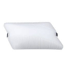 Arandela Vidro Branco 30cm 1 Lâmpada E-27 Garra Cromada - 1 Arandela Vidro Branco 30cm 1 Lâmpada E-27 Garra Cromada - 1