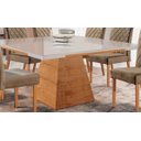 Ver imagem 2 de Mesa de Jantar Quadrada Moderna - Espanha -1,35 x 1,35 metros - Requinte Salas