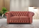 Ver imagem 2 de Namoradeira 2 Lugares Chesterfield Bourbon:Cobre