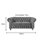 Ver imagem 3 de Namoradeira 2 Lugares Chesterfield Bourbon:Cobre