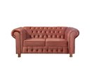 Ver imagem 1 de Namoradeira 2 Lugares Chesterfield Bourbon:Cobre