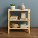 Ver imagem 1 de Sapateira Prateleira de Madeira 3 Andares de Pinus C/ Acabamento Liso!