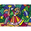 Ver imagem 1 de Quebra - Cabeça Romero Britto 1000 Peças Grow