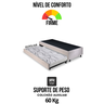 Bicama Box Solteiro Suede 88x188x28 Cm com Colchão Auxiliar Ecoflex - 6