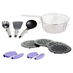 Conjunto de Panelas 19 Pçs Indução Revestimento em Granito Antiaderente Cor Roxa Cooklover - 3 Conjunto de Panelas 19 Pçs Indução Revestimento em Granito Antiaderente Cor Roxa Cooklover - 3