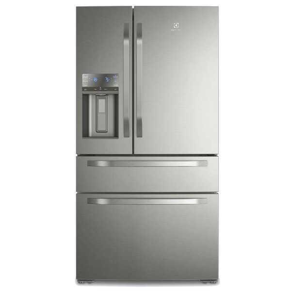 Menor preço em Refrigerador Multidoor Electrolux Com Dispenser De Água E Gelo 540l Platinum (dm90x)