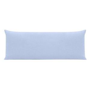Fronha Avulsa para Travesseiro Corpo 0,45x1,40M com Zíper Percal 200 Fios Branco