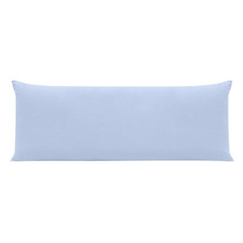 Fronha Avulsa para Travesseiro Corpo 0,45x1,40M com Zíper Percal 200 Fios Branco