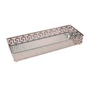 Ver imagem 1 de Bandeja Retangular Espelhada Decorativa Luxo Cobre 34x21cm Kv0105