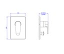 Ver imagem 2 de ACABAMENTO PARA MONOCOMANDO 4 VIAS LEVEL 4994.C26