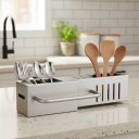 Ver imagem 3 de Porta Talher de Parede para Cozinha com Suporte 59cm
