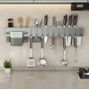 Ver imagem 4 de Porta Talher de Parede para Cozinha com Suporte 59cm