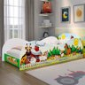 Mini Cama Infantil Animais Fazendinha Montessoriana Mdf Colchão Incluso Quarto Criança Menina Menino - 2