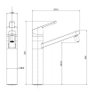 Monocomando Flex Plus Mesa para Cozinha Cromado  2250.C - DECA - 2