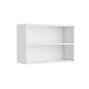 Ver imagem 4 de Armário Aéreo Cozinha Modulado Evidence 7006 2 Portas C- Vidro Branco-preto - Bertolini