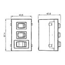 Ver imagem 3 de Módulo Controle de Ventilador Margirius Sleek 3 Velocidades Branco 127v