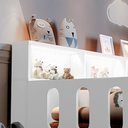 Ver imagem 3 de Cama de Criança Infantil Montessoriana Led Nina com Nicho - Branco