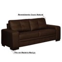 Ver imagem 2 de Sofá 2 e 3 Lugares Milano Couro Conhaque - Gran Belo