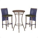 Ver imagem 1 de Mesa Bistro e 2 Banquetas Roma Marrom Corda Náutica 13 Trama Original