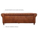 Ver imagem 3 de Sofá 2 Lugares Maggiore 2,00M Couro Mel - Gran Belo