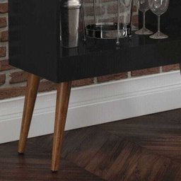 Aparador Bar com Adega Coffee Break - Preto - 2 Aparador Bar com Adega Coffee Break - Preto - 2