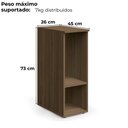 Ver imagem 4 de Nicho Suporte Cpu Computador 26 Cm Frame F200 Munique Kappesberg
