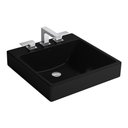Ver imagem 2 de Lavatório Quadrado com Mesa 51x51cm Ébano - L.98.95