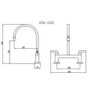 Ver imagem 2 de Misturador de Mesa Bica Móvel e Arejador Articulável - 1256 C222
