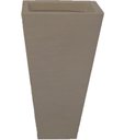 Ver imagem 1 de Vaso Planta 60x30 Trapézio Parede Polietileno - MARROM CHOCOLATE 020