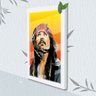 Quadro Decorativo Capitão Jack + Vidro 33x25 Estudio Sala:branco - 1