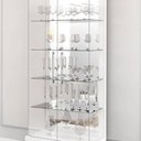 Ver imagem 3 de Cristaleira Tifanny 2 Portas de Vidro Branco Acetinado