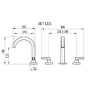 Ver imagem 2 de Misturador para Lavatório de Mesa Bica Alta Bella Classica 1877C 222