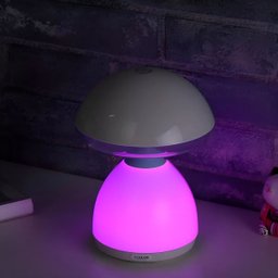 Luminária Abajur Led Recarregável Cogumelo 7 Cores - 7