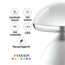 Ver imagem 4 de Luminária Abajur Led Recarregável Cogumelo 7 Cores