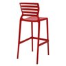 Banqueta Sofia Alta Bar Vermelha em Polipropileno e Fibra de Vidro Tramontina 92137040 - 5
