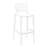 Banqueta Sofia Alta Bar Branca em Polipropileno e Fibra de Vidro Tramontina 92137010 - 2
