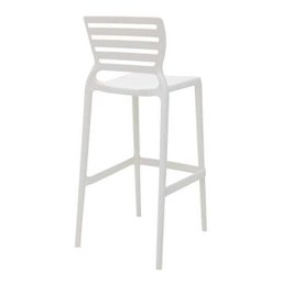 Banqueta Sofia Alta Bar Branca em Polipropileno e Fibra de Vidro Tramontina 92137010 - 6