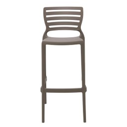 Banqueta Sofia Alta Bar Camurça em Polipropileno e Fibra de Vidro Tramontina 92137210 - 3 Banqueta Sofia Alta Bar Camurça em Polipropileno e Fibra de Vidro Tramontina 92137210 - 3