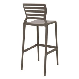 Banqueta Sofia Alta Bar Camurça em Polipropileno e Fibra de Vidro Tramontina 92137210 - 6 Banqueta Sofia Alta Bar Camurça em Polipropileno e Fibra de Vidro Tramontina 92137210 - 6