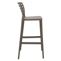 Banqueta Sofia Alta Bar Camurça em Polipropileno e Fibra de Vidro Tramontina 92137210 - 4 Banqueta Sofia Alta Bar Camurça em Polipropileno e Fibra de Vidro Tramontina 92137210 - 4