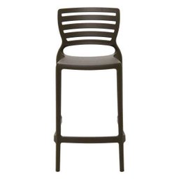 Banqueta Sofia Alta Marrom em Polipropileno e Fibra de Vidro Tramontina 92127109 - 3