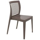 Ver imagem 1 de Cadeira Tramontina Victória Camurça com Encosto Vazado Horizontal em Polipropileno 92041210