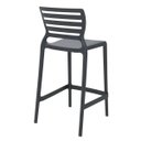 Ver imagem 5 de Banqueta Sofia Alta Grafite em Polipropileno e Fibra de Vidro Tramontina 92127007