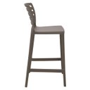 Ver imagem 4 de Banqueta Sofia Alta Camurça em Polipropileno e Fibra de Vidro Tramontina 92127210