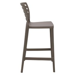 Banqueta Sofia Alta Camurça em Polipropileno e Fibra de Vidro Tramontina 92127210 - 4